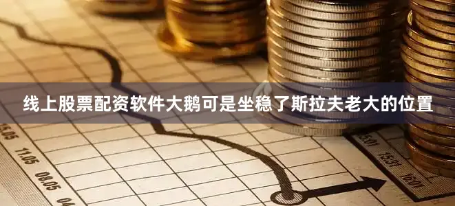 线上股票配资软件大鹅可是坐稳了斯拉夫老大的位置